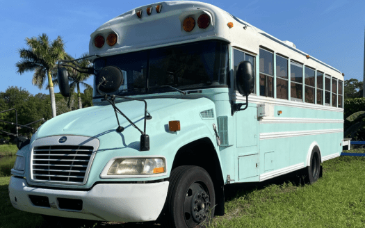 SOLD Nicole’s 2010 Blue Bird Vision Skoolie For Sale in Florida!