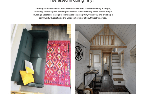Escalante Village Tiny Home Community