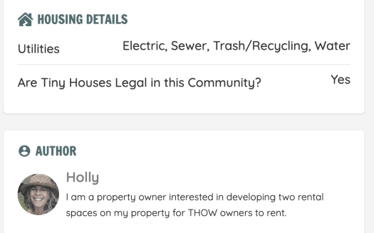 The Haven: Tiny Home Living Opportunity in Port Townsend