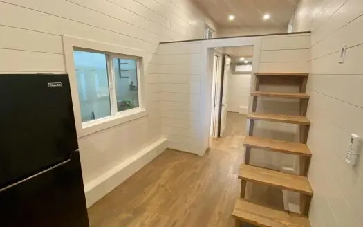 Clyde's Brand New Tiny Home For Sale Main Bed + Loft!