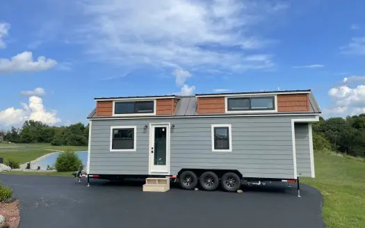 SOLD Steve's Light Filled Tiny Home on Wheels