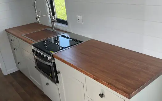 SOLD Steve's Light Filled Tiny Home on Wheels