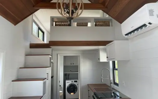SOLD Steve's Light Filled Tiny Home on Wheels