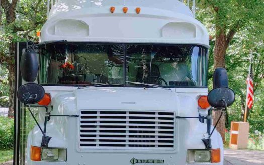 SOLD: Robin's Blue Bird 3800 65 Passenger Skoolie