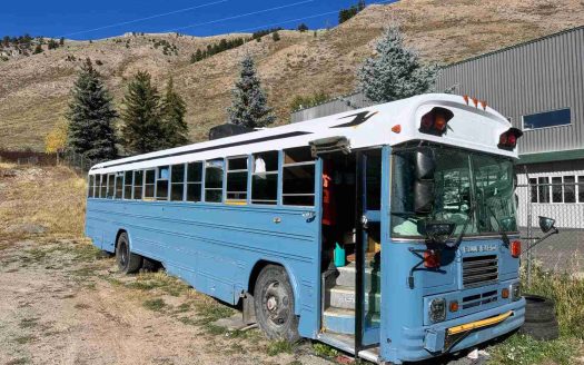 SOLD: Rafael's 2000 Blue Bird RV Conversion Skoolie