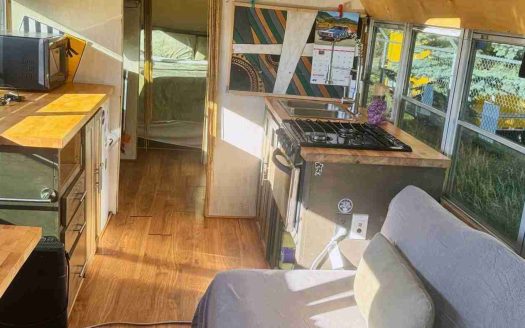 SOLD: Rafael's 2000 Blue Bird RV Conversion Skoolie