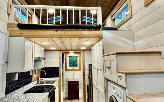 SOLD Mike's Tiny Home For Sale – Off Grid Ready – Light Filled