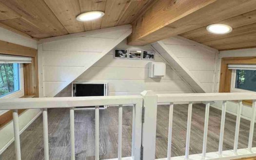 SOLD Mike's Tiny Home For Sale – Off Grid Ready – Light Filled