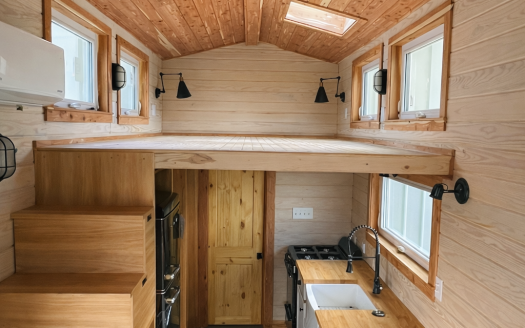 SOLD Vinnie's Blue Dream Tiny Home on Wheels