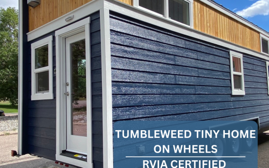SOLD Joshua's Tumbleweed RVIA Certified Tiny Home on Wheels