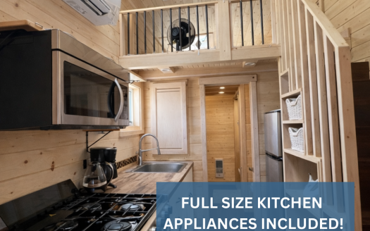 SOLD Joshua's Tumbleweed RVIA Certified Tiny Home on Wheels