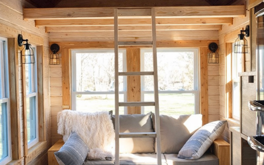 SOLD Vinnie's Blue Dream Tiny Home on Wheels