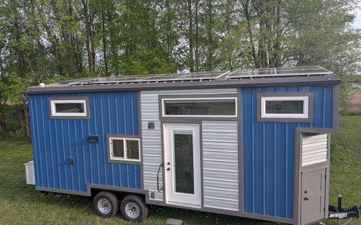 "Artisan Blue" Custom Off-Grid Luxury THOW with 2,700 watts of Solar and Full Campground Hookups Cedar Springs, MI