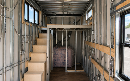 THOW Shell — 28ft Steel Frame, Electrical Rough-In Done, Ready to Finish