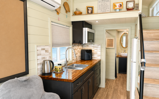 SOLD Sarah's RVIA Turnkey Tiny Home on Wheels delivered from Florida!