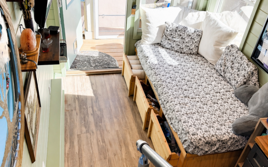 SOLD Sarah's RVIA Turnkey Tiny Home on Wheels delivered from Florida!