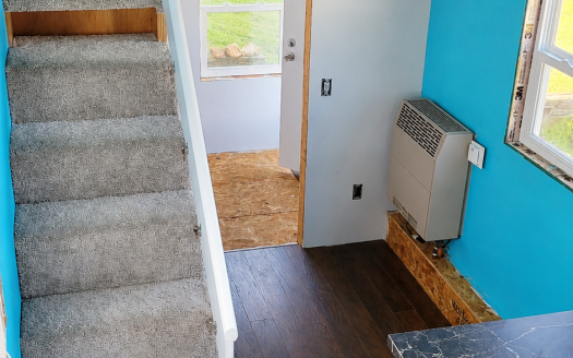 SOLD Starter Tiny Home Ready to Finish! Delivered from Winona, MN