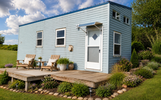 SOLD Starter Tiny Home Ready to Finish! Delivered from Winona, MN