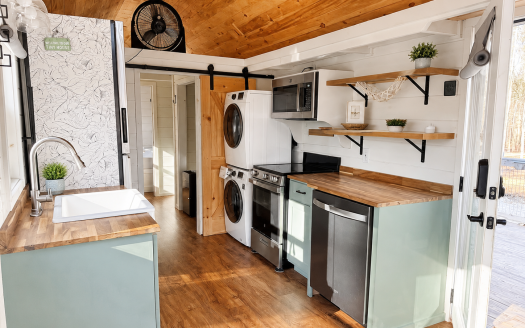 SOLD Maegen’s Mountain Escape Tiny Home on Wheels, Move-In Ready!