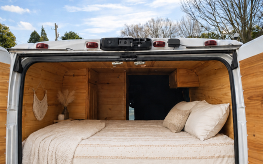 Michael's Ram ProMaster 2500 Off‑Grid Stealth, Full Bathroom Conversion