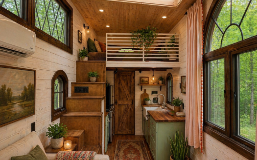 GREAT DEAL! Marjorie's RVIA Certified Tiny Home on Wheels For Sale!