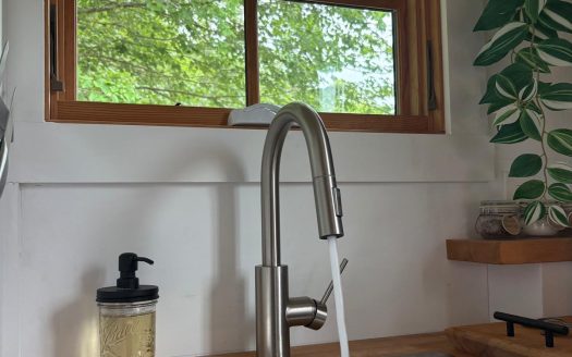 Cute and practical boho tiny home on wheels for sale, southern MD