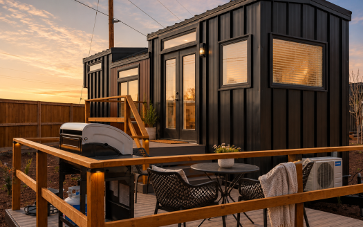 Move Right Into this 2022 Tiny Home With Main-Floor Queen Bed & Loft!