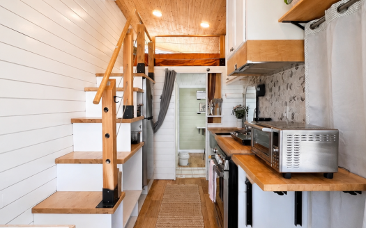 Move-In-Ready Tiny Home with King Loft, Solar Backup and Full Furnishings