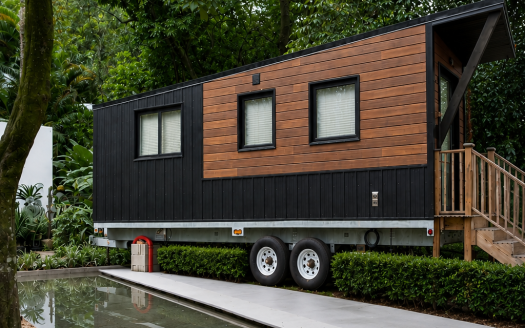 New Luxury Tiny Home on Wheels, Main Floor Bedroom (Josh & Tita)