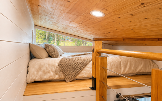 Move-In-Ready Tiny Home with King Loft, Solar Backup and Full Furnishings