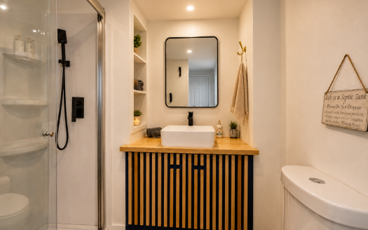 Move Right Into this 2022 Tiny Home With Main-Floor Queen Bed & Loft!