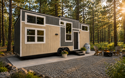Large 2 Bedroom Tiny Home RVIA Certified Delivery Available
