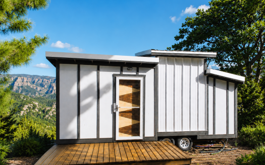 Designer Prototype Tiny Home with Solar, Tub, Deck & Mini-Split!