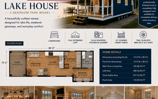 Lake House Park Model – Del Rio, Texas