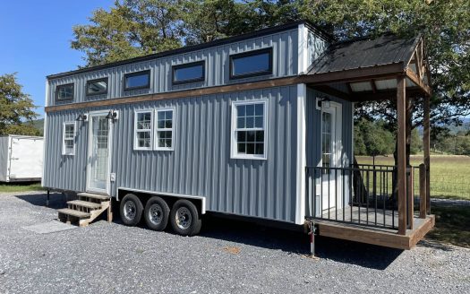 A Must See!!! Beautiful Brand New 35' Custom Built Tiny Home, Sleeps 4, Shiplap Walls, Wifi compatible, Full size appliances, Walk in shower, W/D