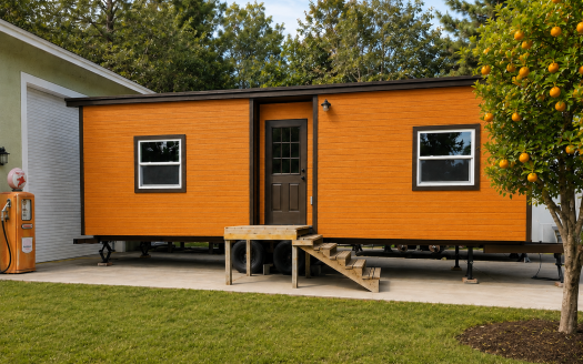 Jeff's Orange Blossom Tiny Home with Main Floor Bedroom, Open to Offers (Delivery Included)
